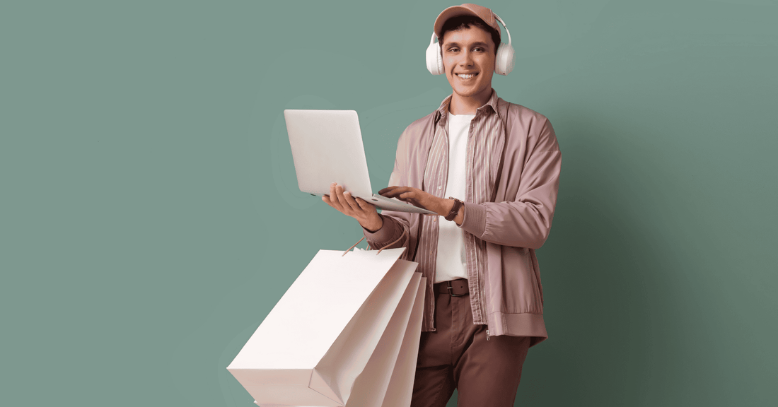 Man Shopping Online on Алиэкспресс UK - AliExpress UK