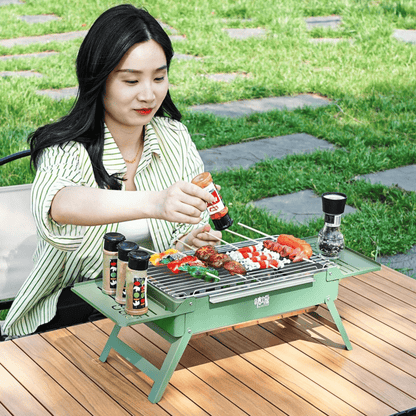 Outdoor Camping Stove Portable Folding BBQ Grill