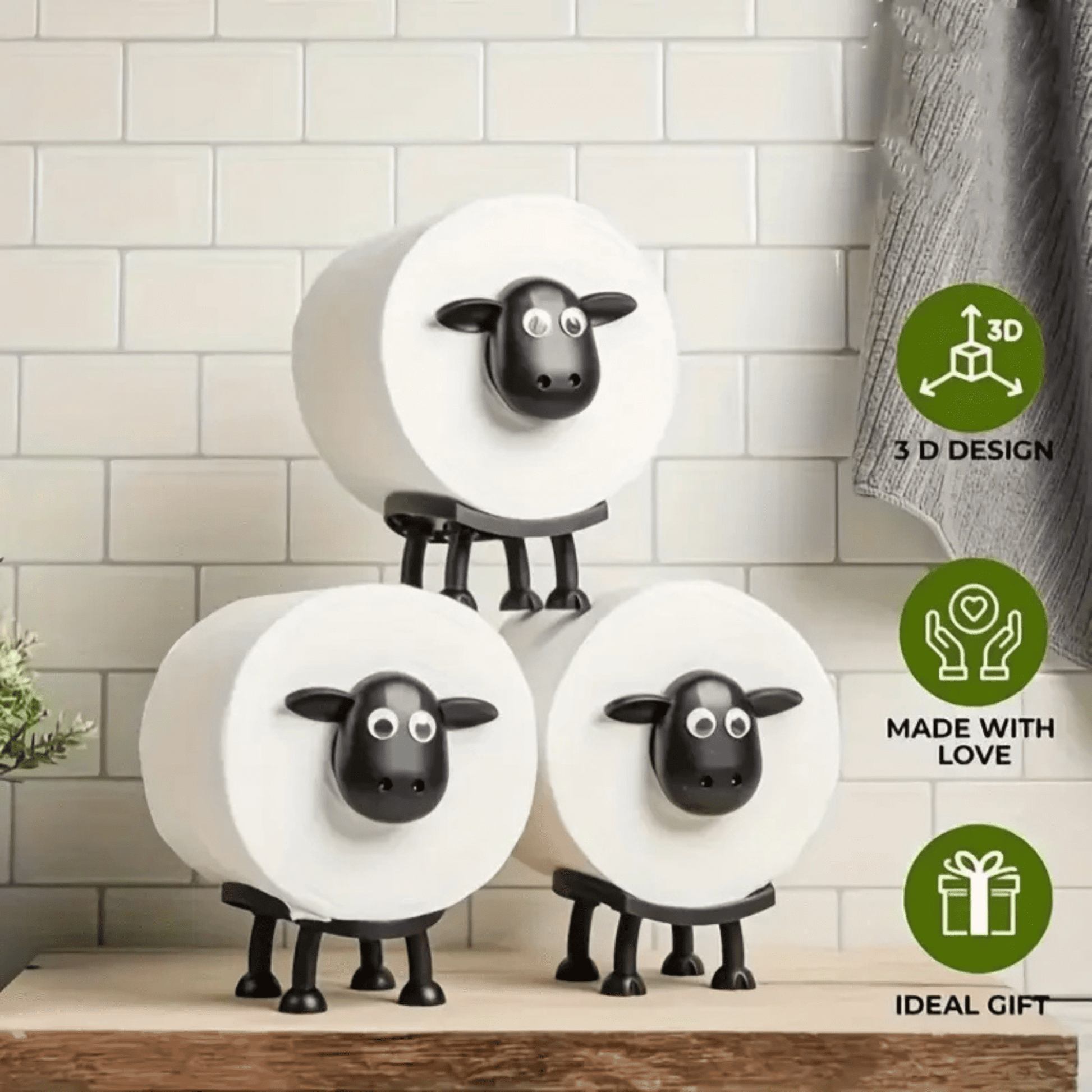 Sheep Toilet Roll Holder
