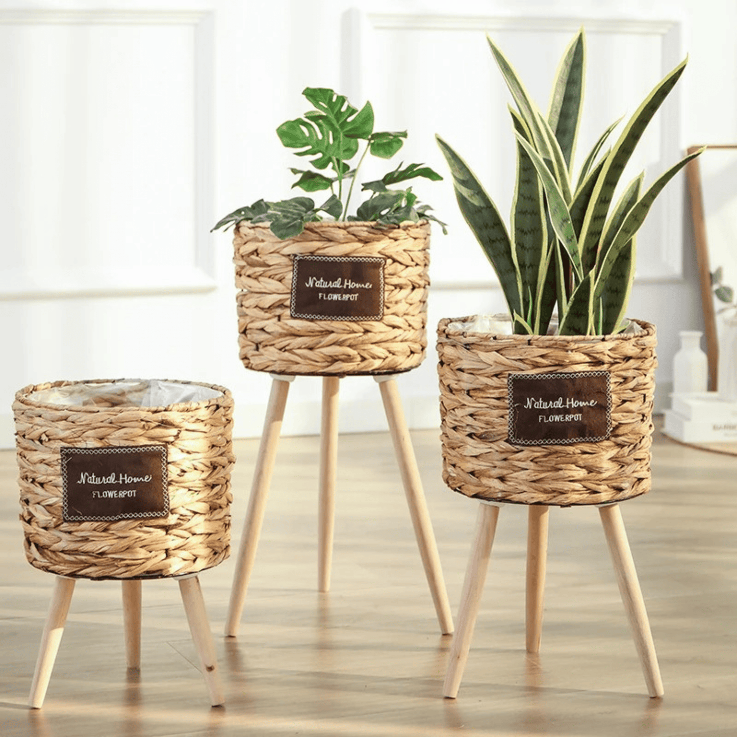 Nordic Woven Plant Flower Pot