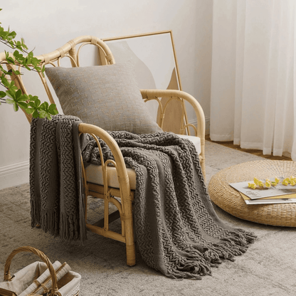 Crocheted Tassel Blanket: Comfort, Style