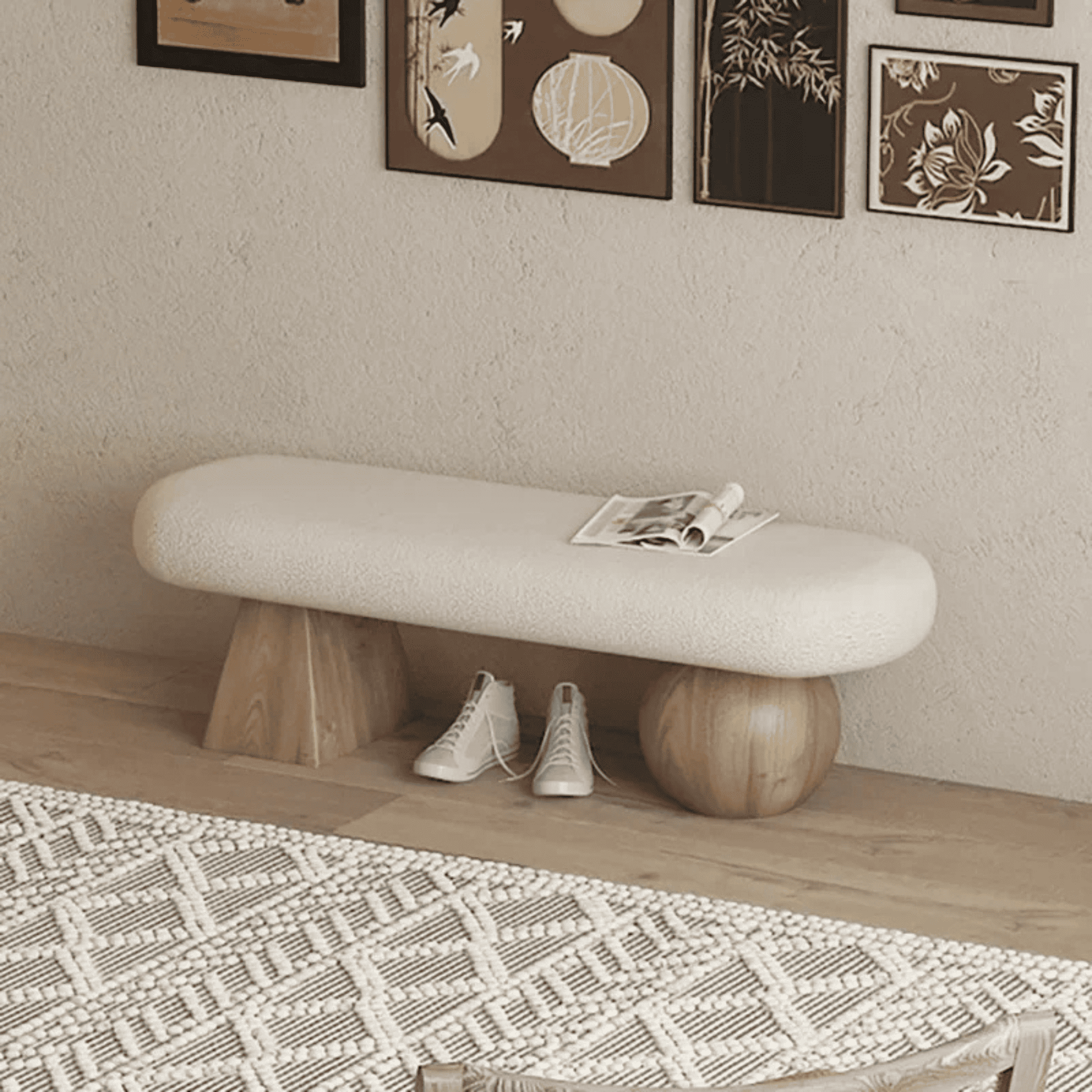 Ancient Style Shoe Changing Stool