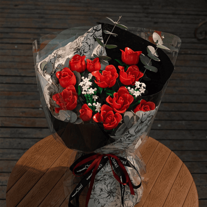 Lego Flowers Blocks - Red Roses