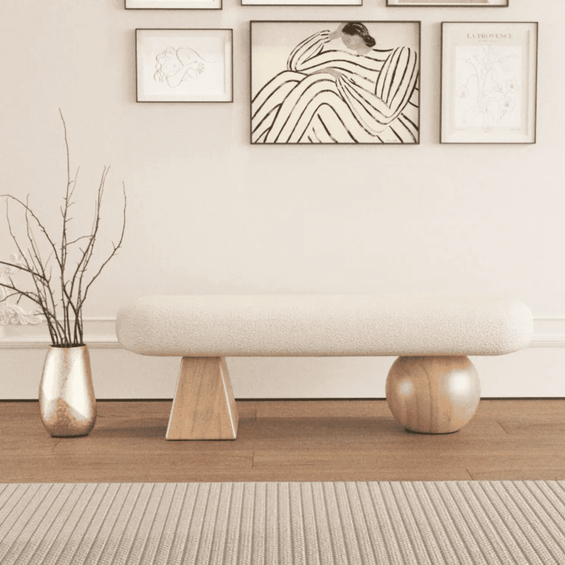 Shoe Changing Stool - Elegance Meets Everyday Comfort