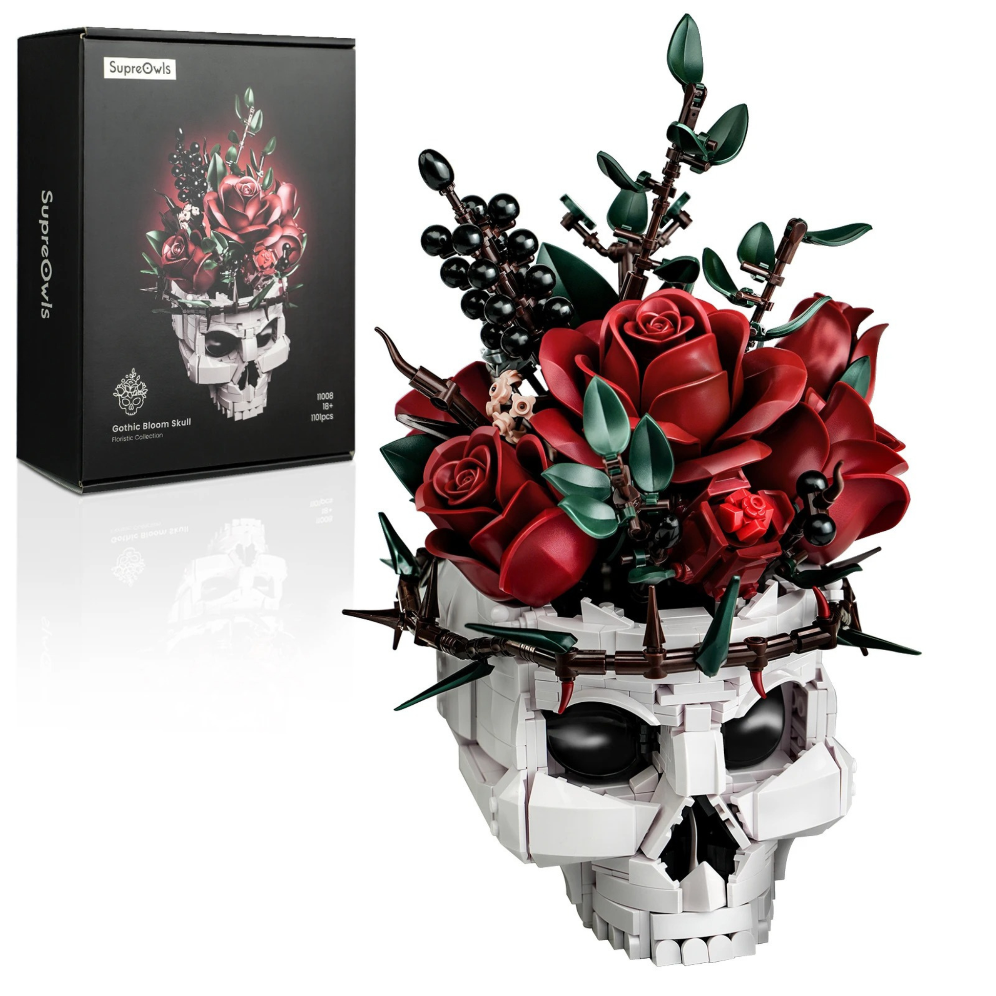 Lego Like Skull Roses 6