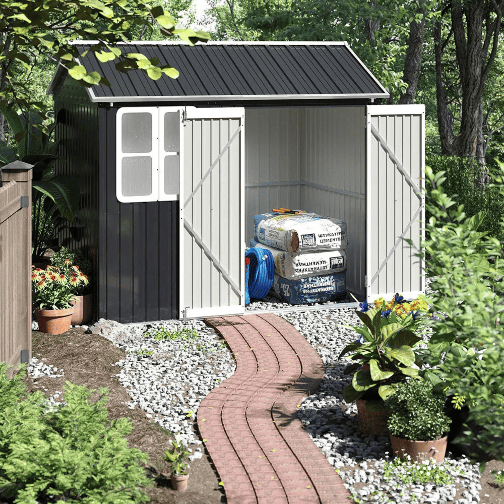 Window Garden Shed For Storage